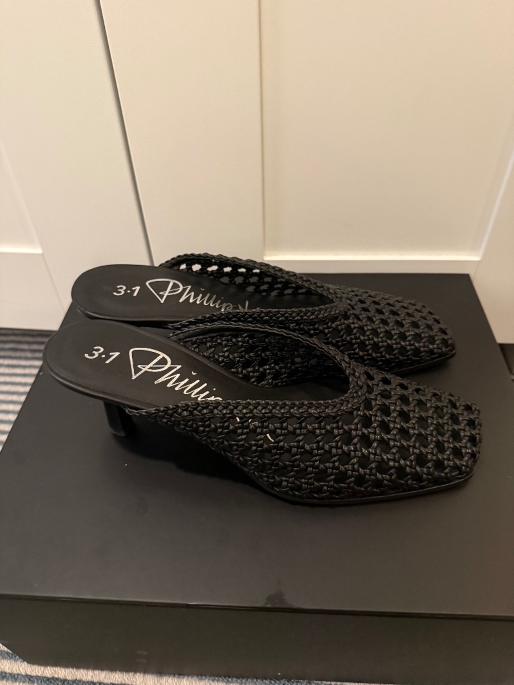 Phillip Lim 3.1 macrame leather mules